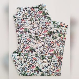 Beach Inspired Trousers (Plus Size)